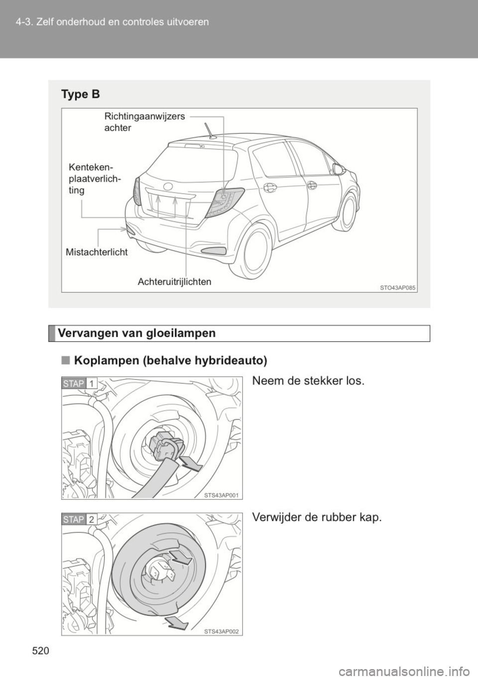 TOYOTA YARIS 2014  Instructieboekje (in Dutch) 