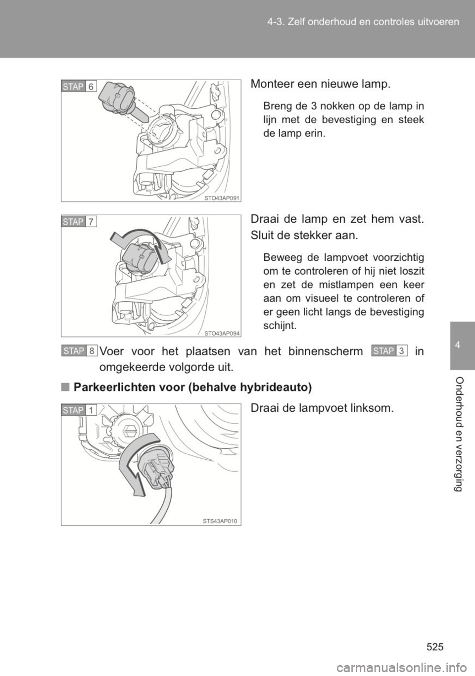 TOYOTA YARIS 2014  Instructieboekje (in Dutch) 