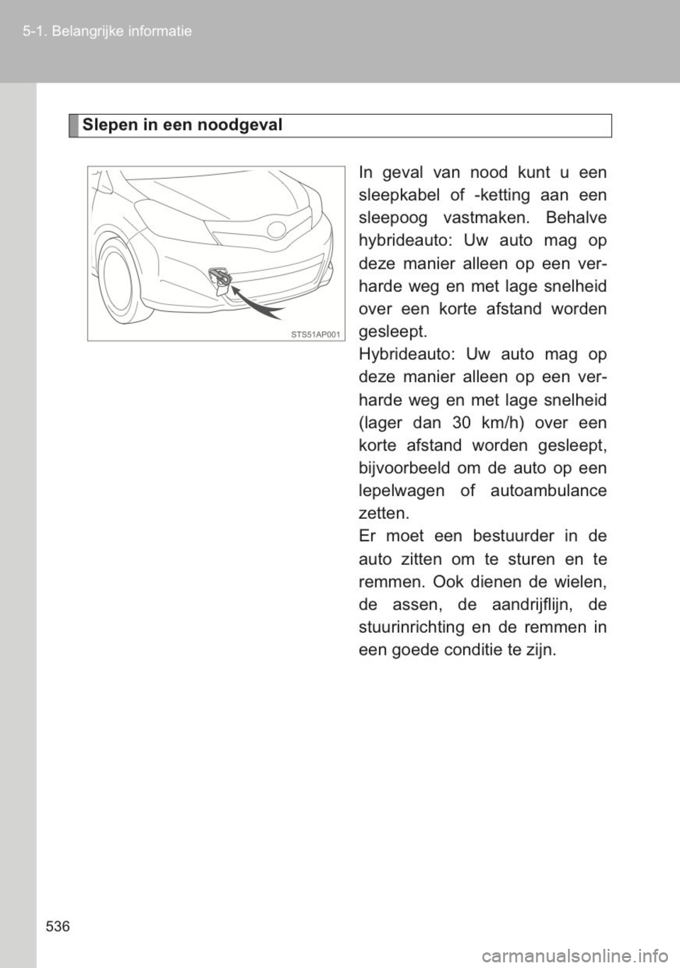 TOYOTA YARIS 2014 Instructieboekje (in Dutch) TOYOTA YARIS 2014 Instructieboekje (in Dutch)