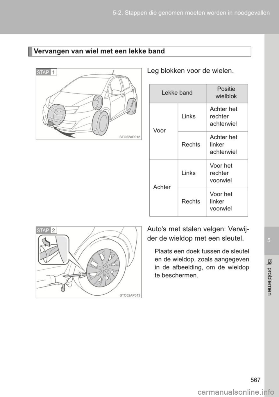TOYOTA YARIS 2014 Instructieboekje (in Dutch) TOYOTA YARIS 2014 Instructieboekje (in Dutch)