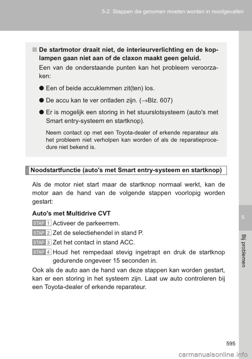 TOYOTA YARIS 2014 Instructieboekje (in Dutch) TOYOTA YARIS 2014 Instructieboekje (in Dutch)