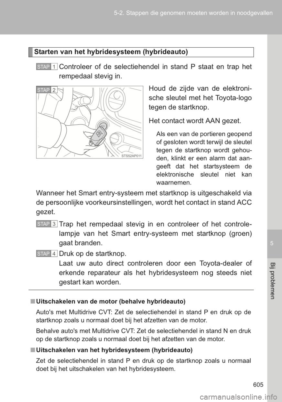 TOYOTA YARIS 2014 Instructieboekje (in Dutch) TOYOTA YARIS 2014 Instructieboekje (in Dutch)