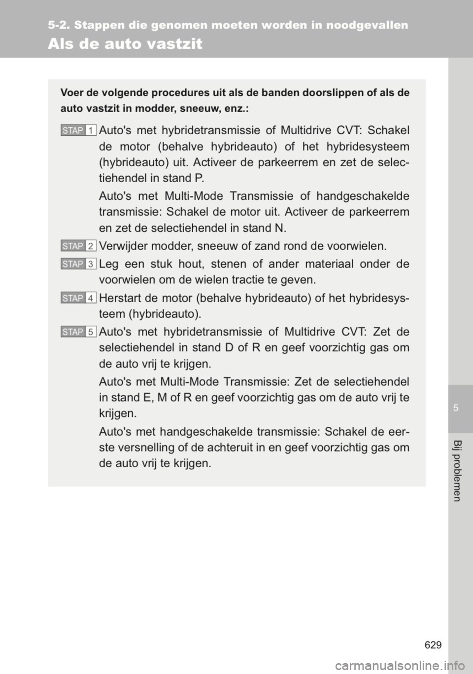 TOYOTA YARIS 2014 Instructieboekje (in Dutch) TOYOTA YARIS 2014 Instructieboekje (in Dutch)
