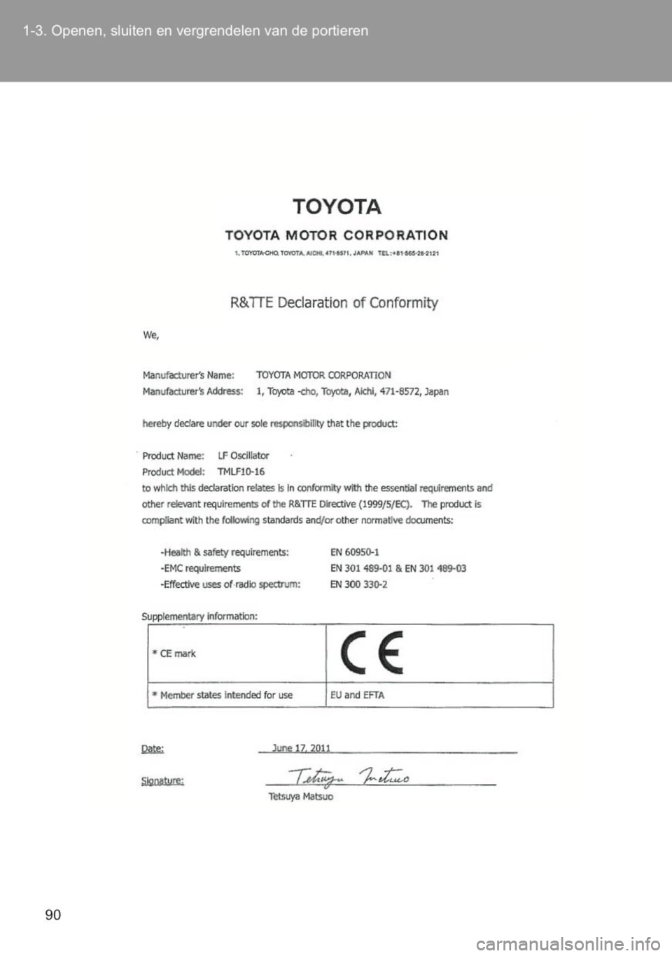 TOYOTA YARIS 2014 Instructieboekje (in Dutch) TOYOTA YARIS 2014 Instructieboekje (in Dutch)