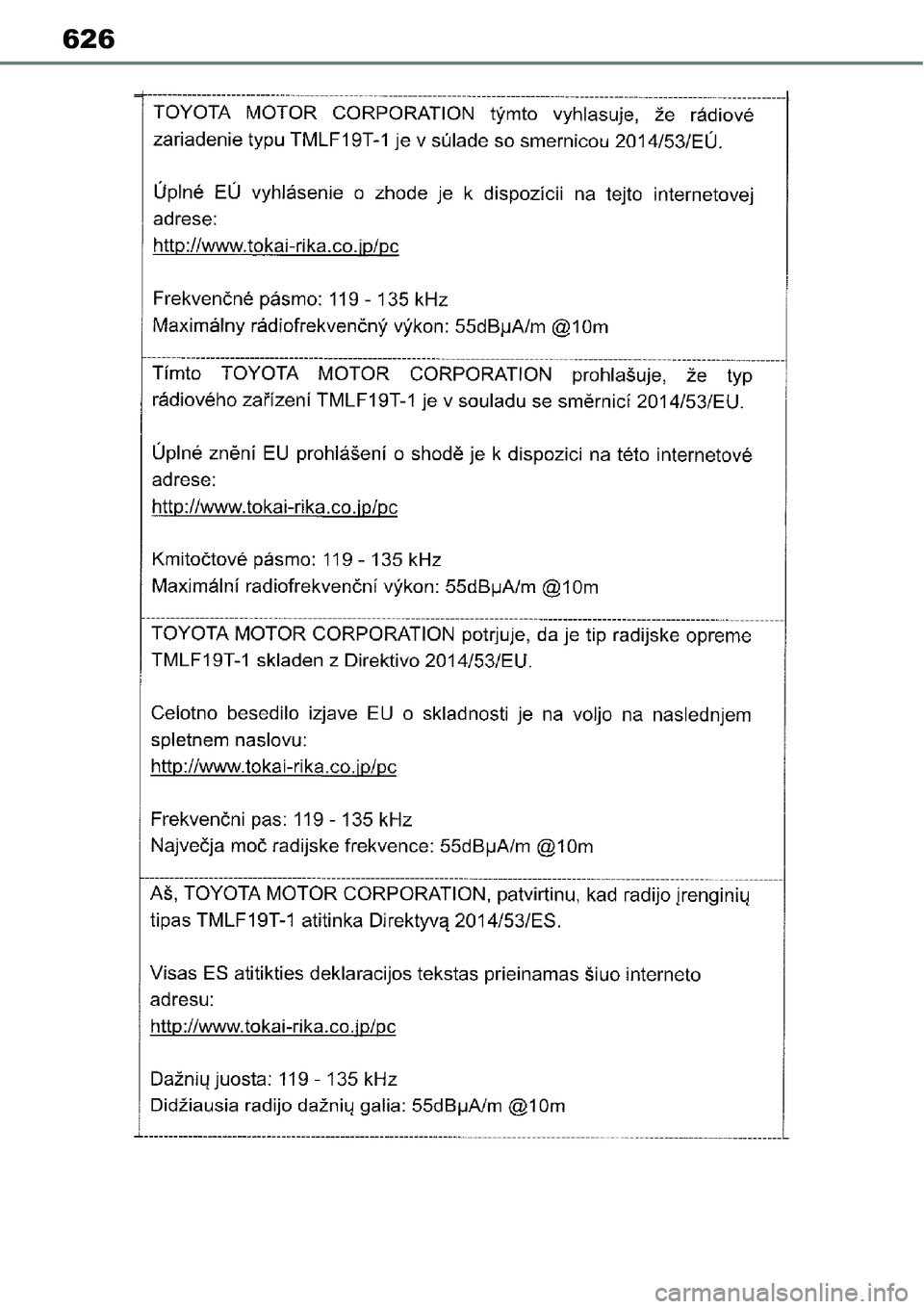 TOYOTA YARIS CROSS 2022 Manual de utilização (in Portuguese) 626 TOYOTA YARIS CROSS 2022 Manual de utilização (in Portuguese) 626