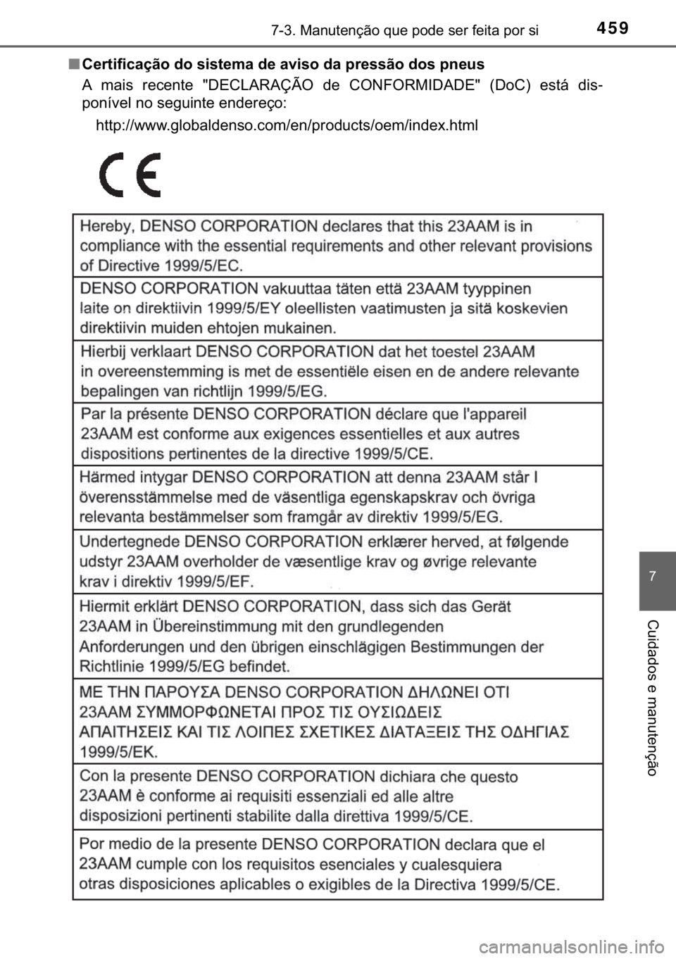 TOYOTA YARIS HATCHBACK 2017  Manual de utilização (in Portuguese) 459������0�D�Q�X�W�H�Q�o�m�R��T�X�H��S�R�G�H��V�H�U��I�H�L�W�D��S�R�U��V�L
�
�&�X�L�G�D�G�R�V��H��P�D�Q�X�W�H�Q�o�m�R
■<0026004800550057004c0049004c00460044006f006d00520003004700520003