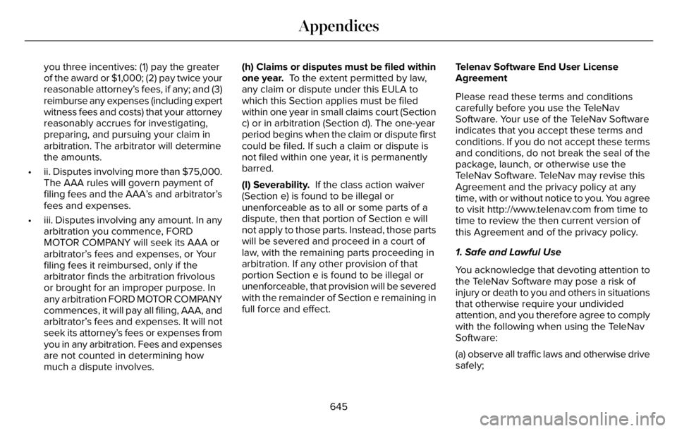 LINCOLN AVIATOR 2023 Owners Manual you three incentives: (1) pay the greater
of the award or $1,000; (2) pay twice your
reasonable attorney’s fees, if any; and (3)
reimburse any expenses (including expert
witness fees and costs) that LINCOLN AVIATOR 2023 Owners Manual you three incentives: (1) pay the greater
of the award or $1,000; (2) pay twice your
reasonable attorney’s fees, if any; and (3)
reimburse any expenses (including expert
witness fees and costs) that