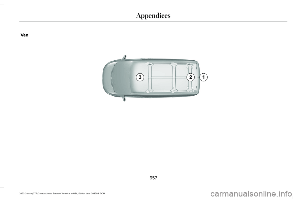 LINCOLN CORSAIR 2023 Owners Manual Van
657
2023 Corsair (CTF) Canada/United States of America, enUSA, Edition date: 202208, DOMAppendicesE239122 LINCOLN CORSAIR 2023 Owners Manual Van
657
2023 Corsair (CTF) Canada/United States of America, enUSA, Edition date: 202208, DOMAppendicesE239122
