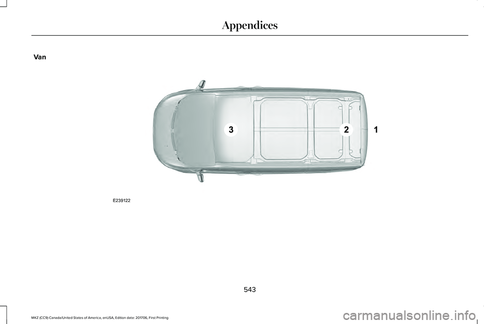 LINCOLN MKZ 2018 Owners Manual Van
543
MKZ (CC9) Canada/United States of America, enUSA, Edition date: 201706, First Printing
AppendicesE239122 LINCOLN MKZ 2018 Owners Manual Van
543
MKZ (CC9) Canada/United States of America, enUSA, Edition date: 201706, First Printing
AppendicesE239122