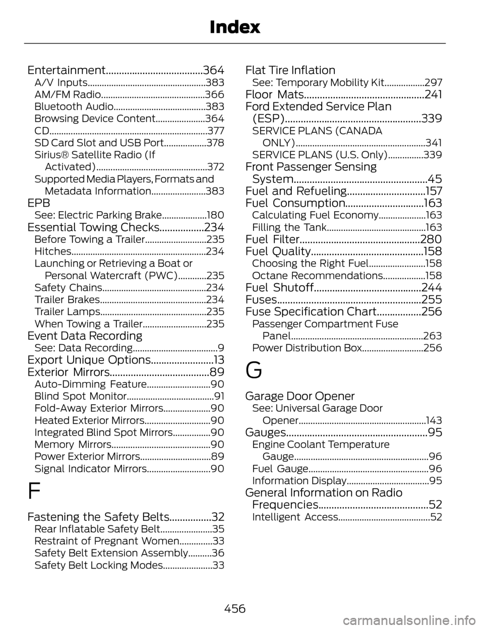 LINCOLN MKZ 2014 Owners Manual Entertainment.....................................364A/V Inputs..................................................383
AM/FM Radio............................................366
Bluetooth Audio......... LINCOLN MKZ 2014 Owners Manual Entertainment.....................................364A/V Inputs..................................................383
AM/FM Radio............................................366
Bluetooth Audio.........
