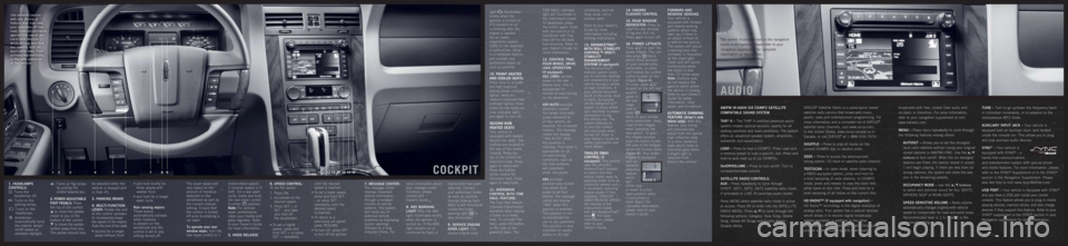 LINCOLN NAVIGATOR 2011 Quick Reference Guide LINCOLN NAVIGATOR 2011 Quick Reference Guide