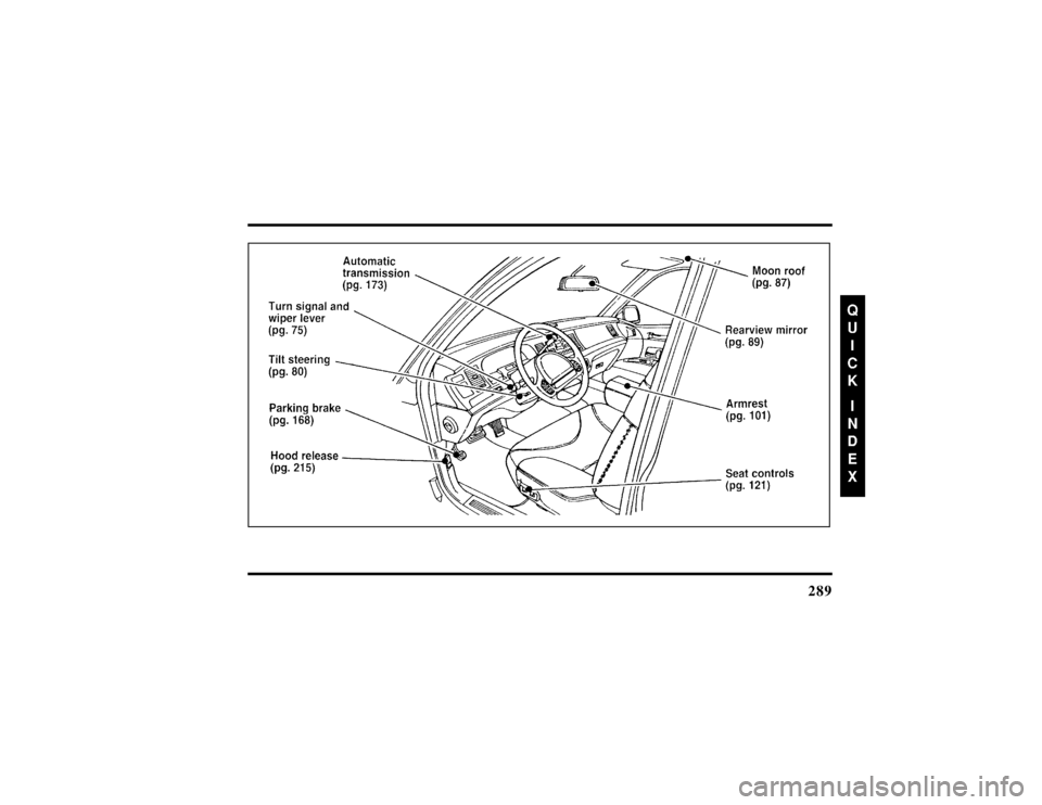 LINCOLN TOWN CAR 1997  Owners Manual 289
File:16fnqit.ex
Update:Thu Jun 20 15:17:39 1996 