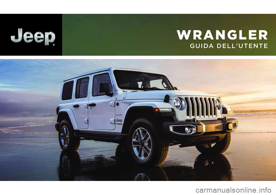 JEEP WRANGLER UNLIMITED 2020  Libretto Uso Manutenzione (in Italian) WRANGLER
GUIDA DELL'UTENTE 