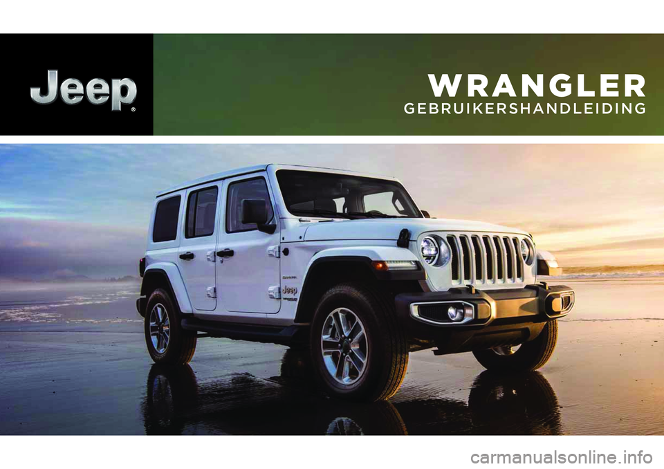 JEEP WRANGLER UNLIMITED 2021  Instructieboek (in Dutch) WRANGLER
GEBRUIKERSHANDLEIDING 