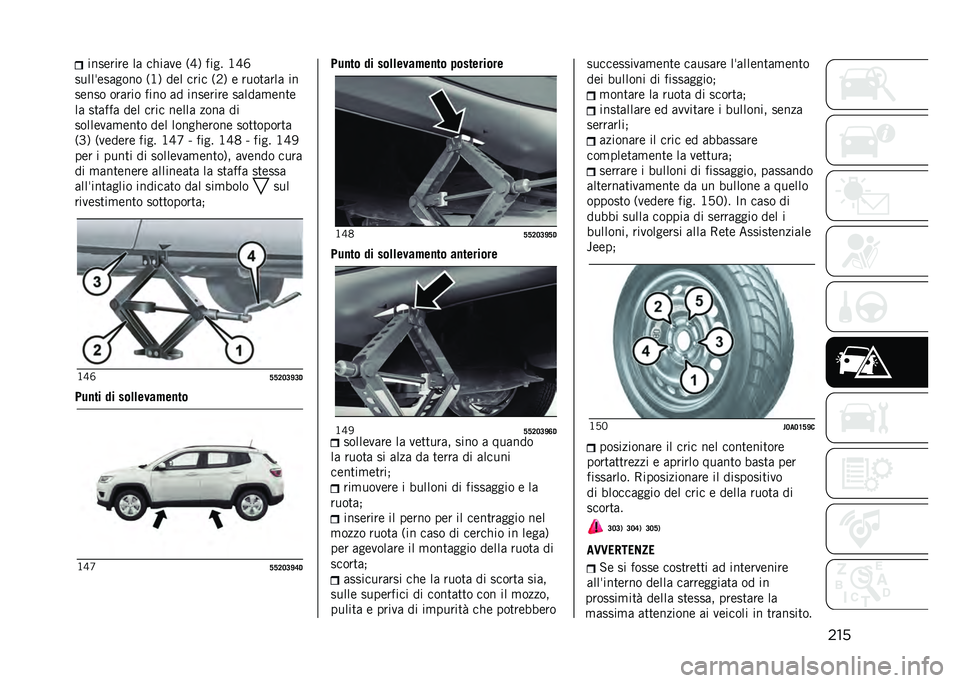 JEEP COMPASS 2021  Libretto Uso Manutenzione (in Italian) ����������� ��	 ����	�� �,�H�/ ���� �C�H�L
����� ���	���� �,�C�/ ��� ���� �,�3�/ � ����
�	���	 ��
����� ���	��� ���� �	� �������� �