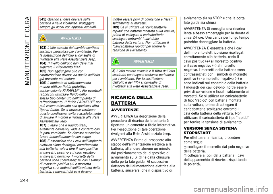 JEEP COMPASS 2021  Libretto Uso Manutenzione (in Italian) ��5���;�:�2��Q�>�.��2��2���;�-�
��� �;�=�<�(
�%����	� �
� �	��� ������� �
����
�������� � ����� ����������  ����������
�
����� ��