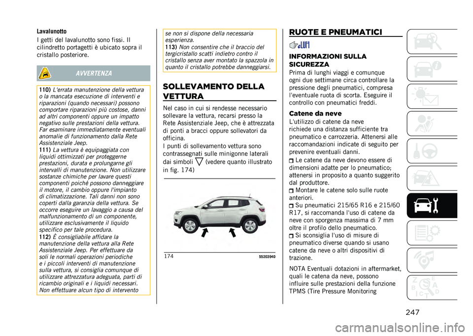 JEEP COMPASS 2021  Libretto Uso Manutenzione (in Italian) ���
�����	��
����
�> ���
�
� ��� ��	��	�����
�
� ���� ������ �>�
���������
�
� ����
�	���
�
� � �����	�
� �����	 ��
�����
�	��� ��