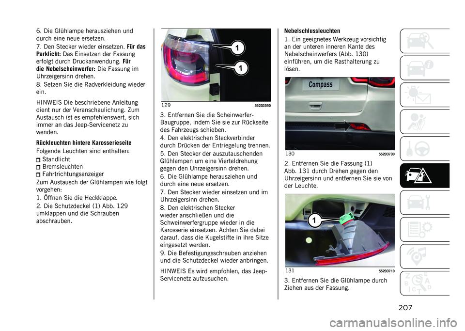 JEEP COMPASS 2021  Betriebsanleitung (in German) ���
�O� ��� �*���
����� �
�����	� ���
�� ���
�����
 ���� ���� ���	��� ���
�S� ��� �
������ �%����� ����	��� ���
�-�� ���
�0���#