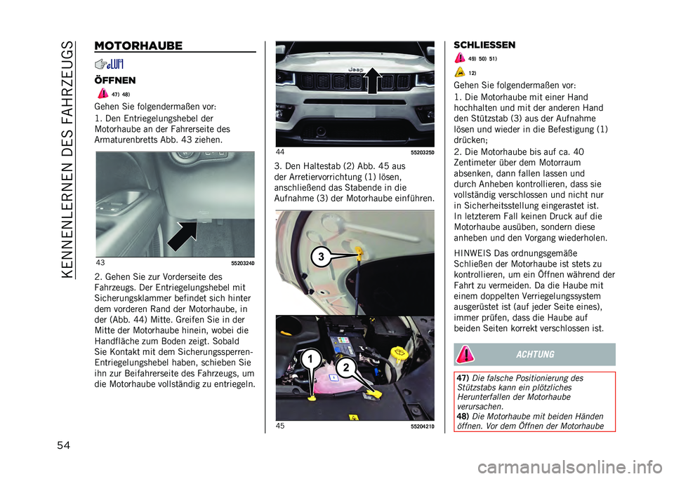 JEEP COMPASS 2021  Betriebsanleitung (in German) ��6�.�1�1�.�1�)�.�(�1�.�1���.�
���&�4�(�"�.�C�*�

�� �������
���
�G�����
�E�F�5 �E�L�5
�*��
�� �
�� ������������#�� �!���8
�J� ��� �.�����������