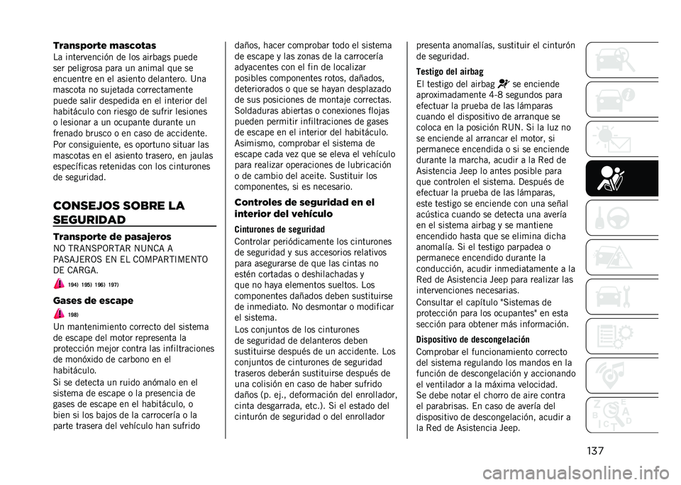 JEEP COMPASS 2021  Manual de Empleo y Cuidado (in Spanish) ���
��(�#���7�*�(� �! �"�#��.�*� �#�
��	 �����������(� �� ��� �	���%�	�� �����
��� ���������	 ��	��	 �� �	���
�	� ��� ��
��������� ��