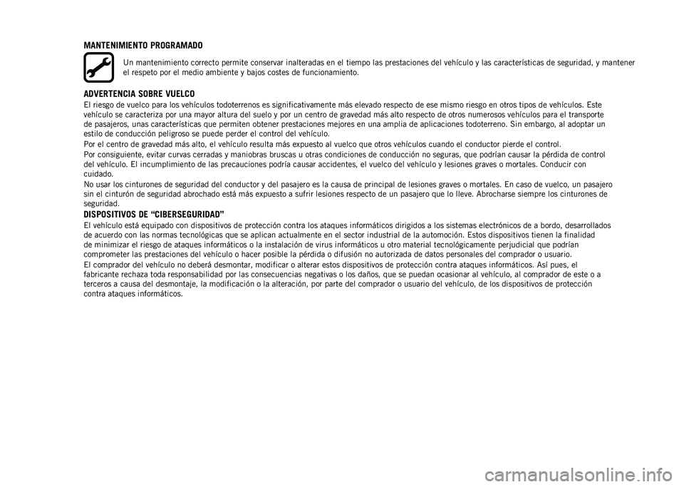 JEEP COMPASS 2021  Manual de Empleo y Cuidado (in Spanish) ������������� �3�4��;�4����5�
�>� �
�	������
����� �������� ����
��� ��������	� ���	�����	��	� �� �� ����
�� ��	� ������	��