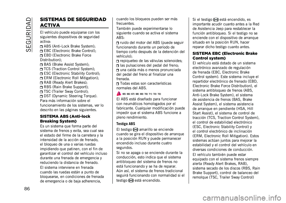 JEEP COMPASS 2021  Manual de Empleo y Cuidado (in Spanish) ���$�-�>�*�D�?�<�?
��	 �
��
�����
 �� �
��������
������
�$� �������� ����� ������	��� ��� ���
���������� ������������ �� ��