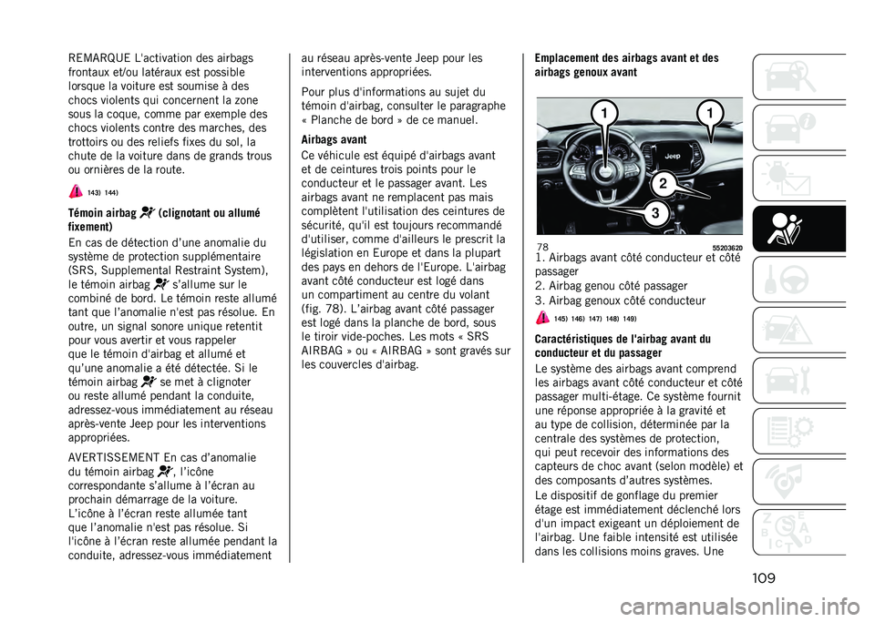 JEEP COMPASS 2021  Notice dentretien (in French) ����4�&�L�-�4�K�C�& ����
�������� ��	� �������
�������� �	��J�� �������� �	�� ��������	
�������	 �� �������	 �	�� �������	 �! �