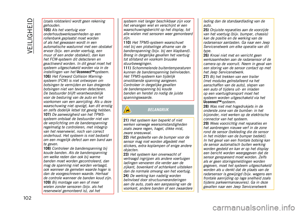 JEEP COMPASS 2021  Instructieboek (in Dutch) ��&��$�E�$�%�5��$�
��� ����
�� ����������� ����� ���� ���
���	��
���������
�D�>�A�*
�"�� ��� �������	� ����
��������������
�