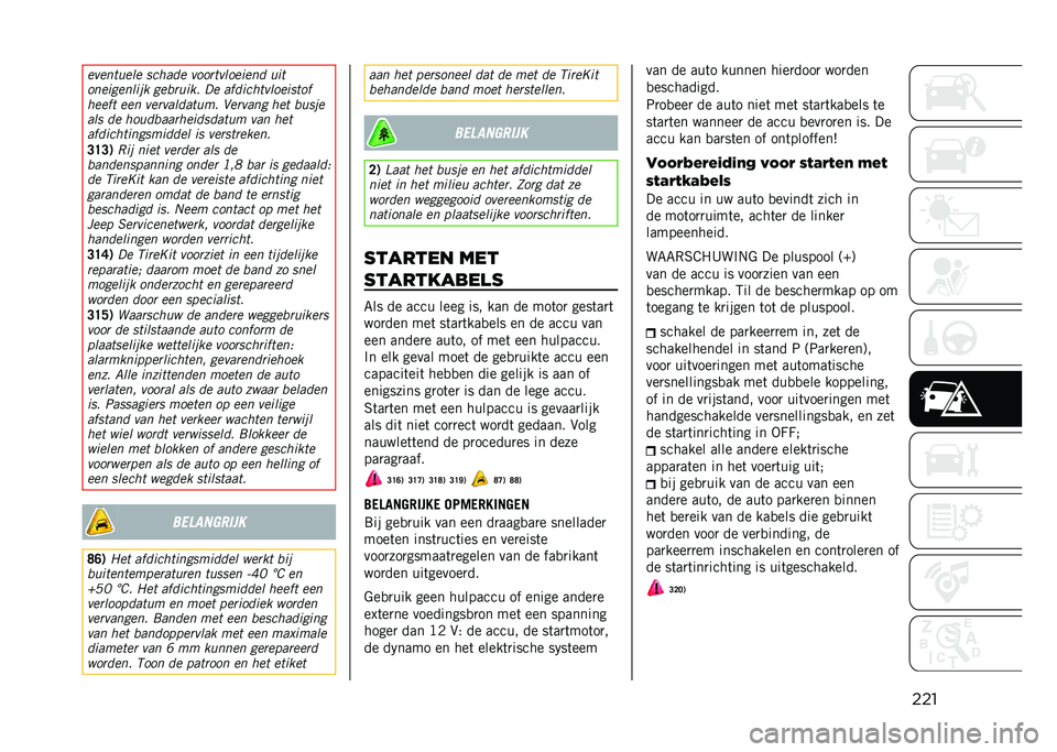 JEEP COMPASS 2021  Instructieboek (in Dutch) ������������ ����
�� ����������	��� ��	�
����	�����	��
 ������	�
� �� �
���	��������	����
����� ��� �����
���
���� �!���