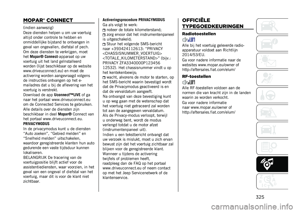 JEEP COMPASS 2021  Instructieboek (in Dutch) ���������3 �������
�:������ ���������;
���� ������	�� ������ � �� �� ����
�	���
���	��� �����
 ����	�
��� �	� ���
�
�� ��