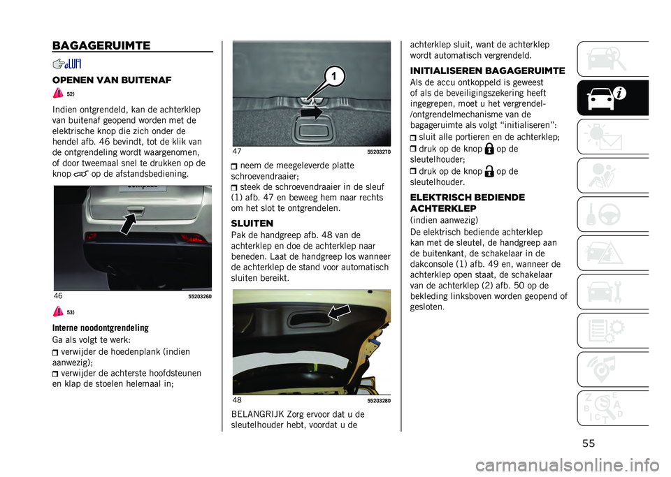 JEEP COMPASS 2021  Instructieboek (in Dutch) �����������	���
������ ��� ���	�����
�A�?�*
�$����� ���	��
������� ��� �� ����	��
����
��� �
���	���� ������� ���
��� ��