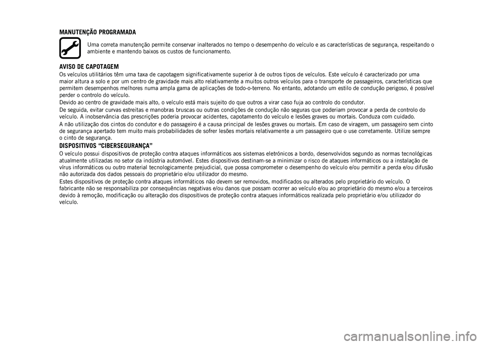 JEEP COMPASS 2021  Manual de Uso e Manutenção (in Portuguese) ���������� �8�<��I�<����@�
�I�� ������� ���	����	�!�"� ������� ���	�
����� ��	���������
 �	� ����� � ���
�����	�� �� �������
