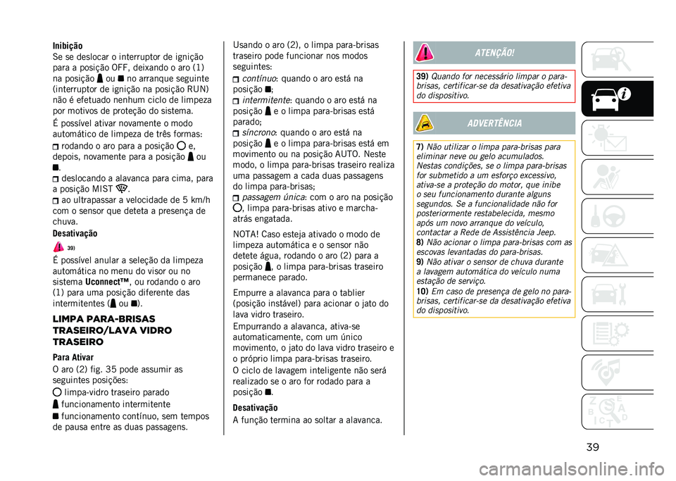 JEEP COMPASS 2021  Manual de Uso e Manutenção (in Portuguese) ���6� �
� ���
����� � ��	��������� �� ��
�	��!�"�
���� � ���
��!�"� �%�R�R� ����1��	�� � ��� �=�K�?
�	� ���
��!�"�
�� �	� �����	��� �
��
