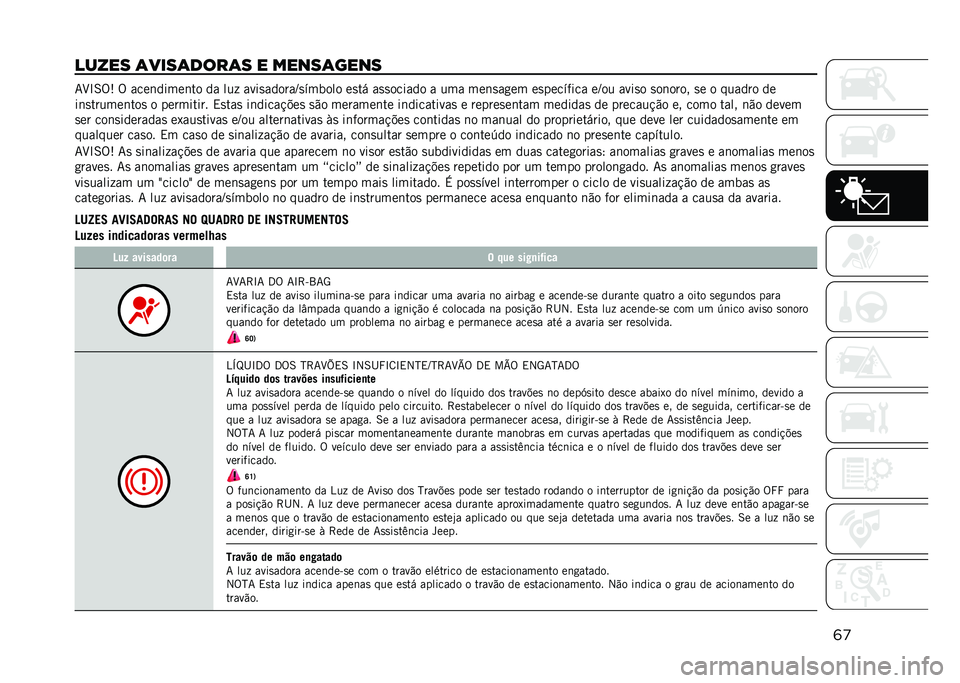 JEEP COMPASS 2021  Manual de Uso e Manutenção (in Portuguese) �	�

����� �	����	����	� � �����	���� �7�M�N�6�%�: �% ����	�����	�� �� ���  ����
������J�
������ ��
�� ��
�
������ � ��� ���	�
��
�� 