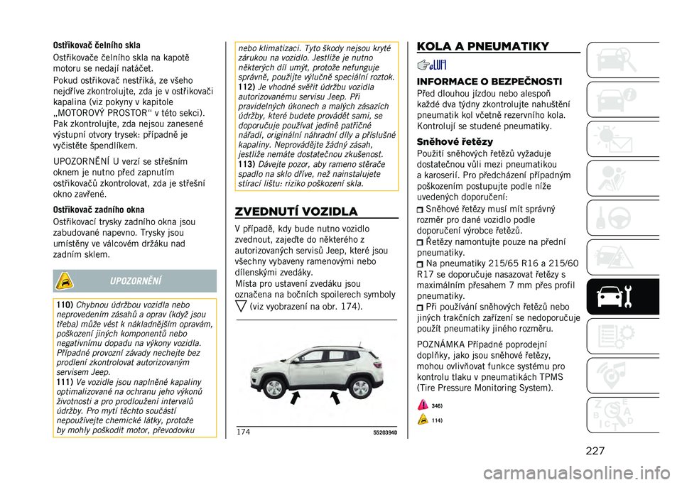 JEEP COMPASS 2021  Návod k použití a údržbě (in Czech) ���
��#��*��
����, �,�	�+�
��&� �#�
�+�
�8���������� �����"�� ���� �� ������
�
����	� �� ������" ���� ����
�-���� ���������� ��