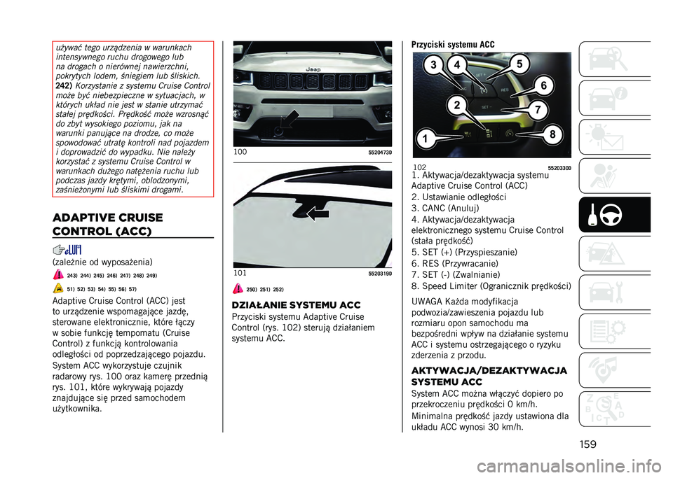JEEP COMPASS 2021  Instrukcja obsługi (in Polish) �����*���� ����	 �����
����� � ���������
������������	 ����� �
��	��	����	 ��� 
�� �
��	���� �	 �����"���� ������������#
