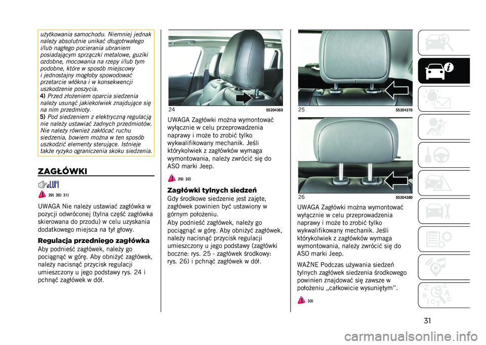JEEP COMPASS 2021  Instrukcja obsługi (in Polish) ����*����	����� ���
�	���	�
�� ����
���� ���
���
�����*� �� ��	������ ������ �
����	��������	
��D���  �������	 ��	�������� �