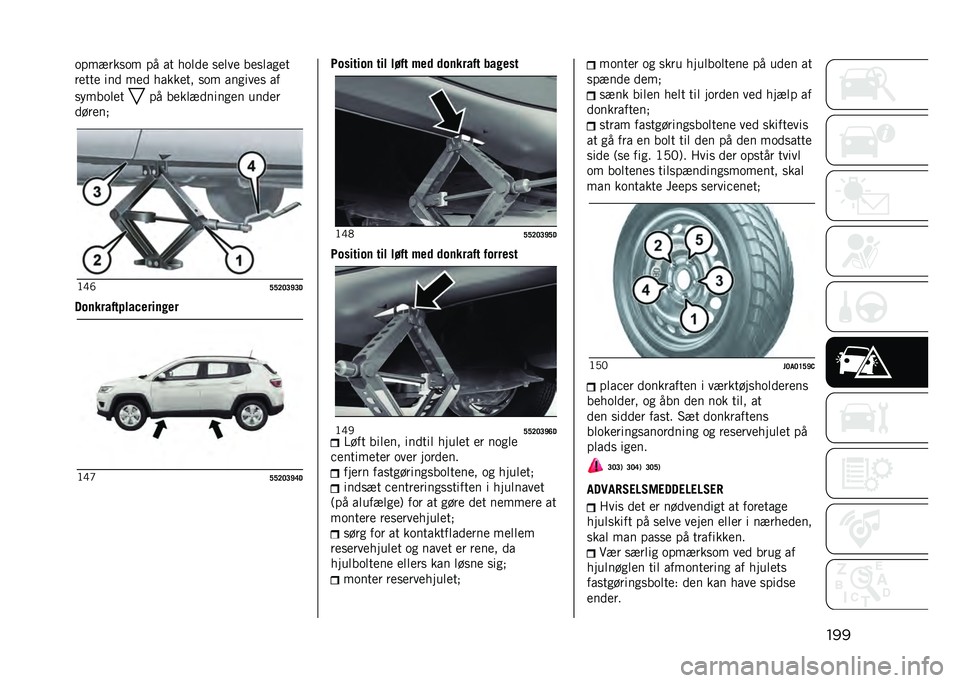 JEEP COMPASS 2021  Brugs- og vedligeholdelsesvejledning (in Danish) ����	������
�	� �� �� ��	��� �
���� ���
���
��
����� ��� ��� ������� �
�	� ���
����
 ��
�
����	���
�� ����������
�� �����
�