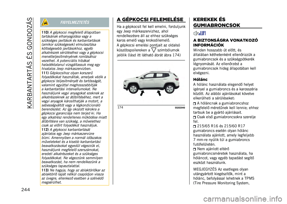 JEEP COMPASS 2021  Kezelési és karbantartási útmutató (in Hungarian) ���*�7�1�*�8�C�*�7�C�E�B��M�B��0��8�_��L�E�B
��� ���������	�
��
��
�W�W�Q�9 �7 �����	��� �!���(����� ������	�� ��
���"������� ���,���%���	���