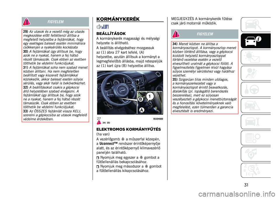 JEEP COMPASS 2021  Kezelési és karbantartási útmutató (in Hungarian) ����������
�R�Y�9 �7� �����	� �� � ������ �!�� �� ������
�!��������� ����� �(���������� ����)��� �
�!���(����� �,���%���� 