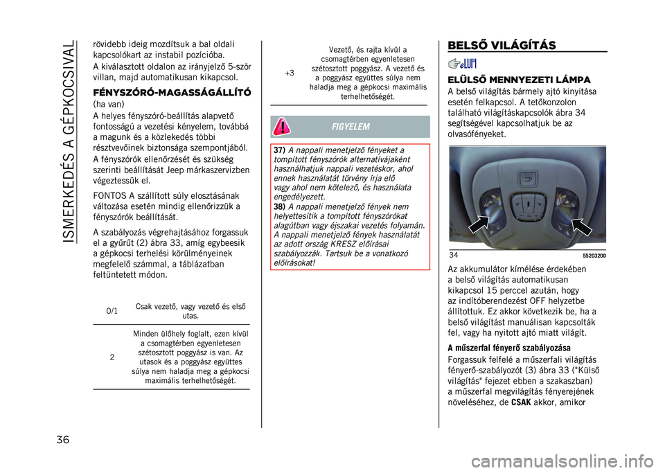 JEEP COMPASS 2021  Kezelési és karbantartási útmutató (in Hungarian) ��>�B�A�!�7��!�_�M�B��*��0�M�G���V�B�>�I�*�O
��	 �"����&��(�( ��&��� ����&�#���� � �(�� ���&���
��������+���"� �� ������(�� ����#���+�(�� 
�* ��