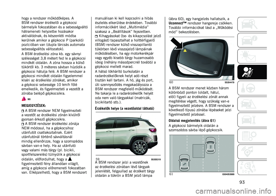 JEEP COMPASS 2021  Kezelési és karbantartási útmutató (in Hungarian) ������ � �"���&����" ��,���&�.������  �*
�1�B�A �"���&����" ��"������.� � ��������
�(��"������ �)��������(�� �� � ���(����������+