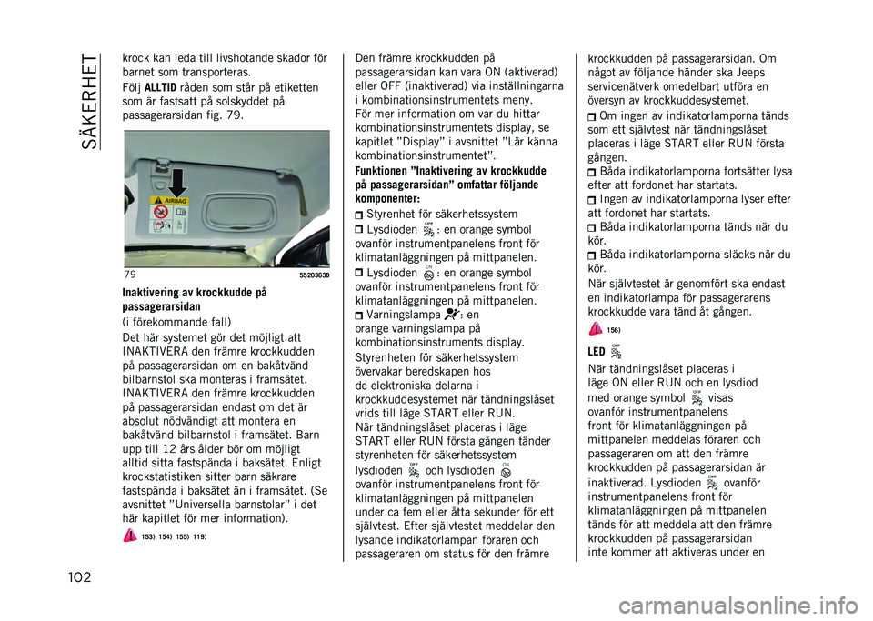 JEEP COMPASS 2021  Drift- och underhållshandbok (in Swedish) ��%�I�<�&�-�=�&�)
��� ���
�� ��� ���� �	��� ������
�	���� �����
� ���
������	 ��
� �	������
��	�����
�6���
��4�4��/� ����� ��
� ��	�