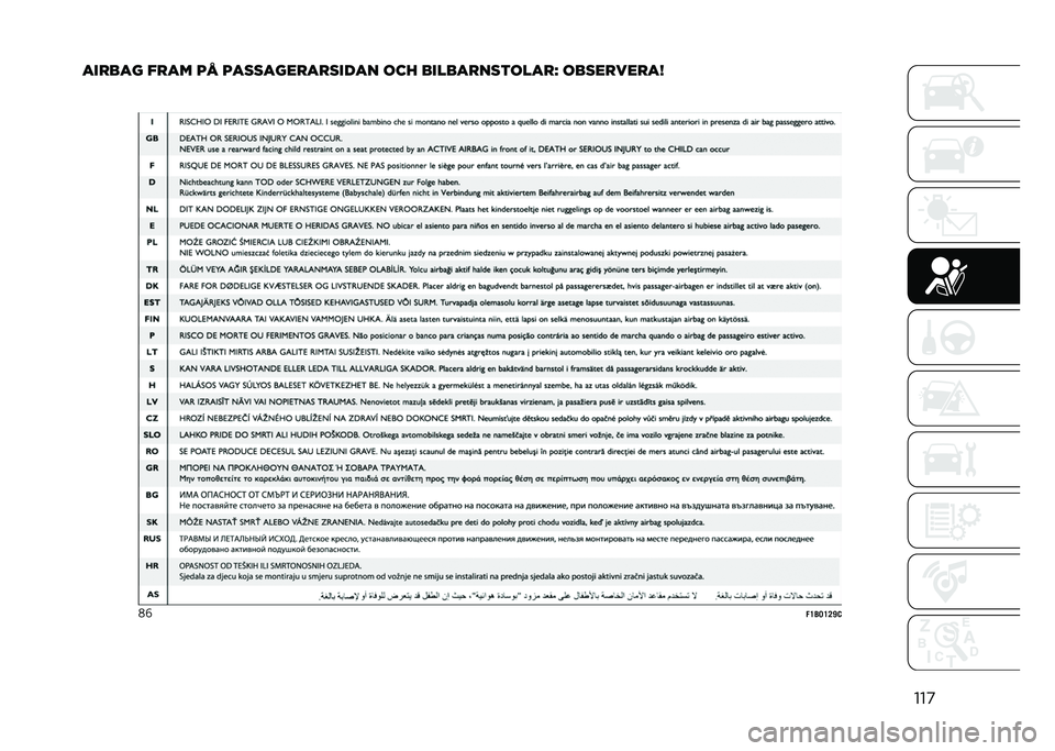 JEEP COMPASS 2021  Drift- och underhållshandbok (in Swedish) ���

���
��� ��
�� �� ��������
��
����� �	�� ������
����	���
�F �	����
���
��G
�4�H
�.�D��>�D�?�F�$   
