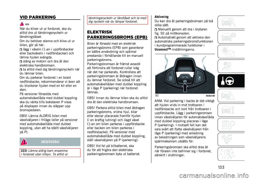 JEEP COMPASS 2021  Drift- och underhållshandbok (in Swedish) ������ ���
���
���
�?�?�@�,
�/�� ��
 ������ �
�	 �
� ��
���
���	�! ��� ��

����	�� ��� �
�	 �	��������������� �
�
�	�������������	�