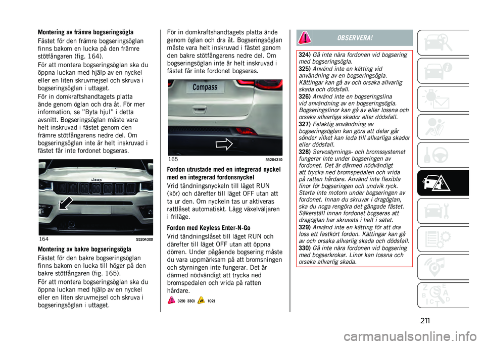 JEEP COMPASS 2021  Drift- och underhållshandbok (in Swedish) ����5��
�����
�! ��  ����%�� ���!�����
�!��(�!��
�6���	��	 ��� ��� ������ ��
�������������
����� ����
� �� ��
��� �� ��� ����
