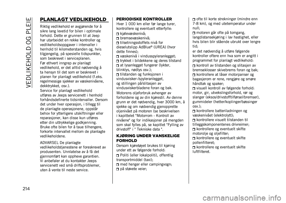 JEEP COMPASS 2021  Drift- og vedlikeholdshåndbok (in Norwegian) ���#��=�"��#�:�)�=���)�A��2�=�#�"�#
��� ��������
 ������
�����
�(����� ��
�
�	���
���	�
 �
� �������
��
�
 ��� �
�����
 �	��� �	�
��
���
 ��