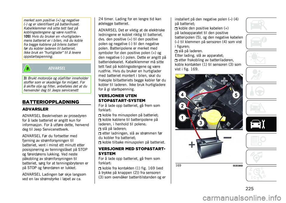 JEEP COMPASS 2021  Drift- og vedlikeholdshåndbok (in Norwegian) ��������� ��� ����	��	�� � �V�" �� �
�����	��
� ��" �� �� �	���
��	��	���� �� �������	������
�%����������� �� ��	��� ���� ��