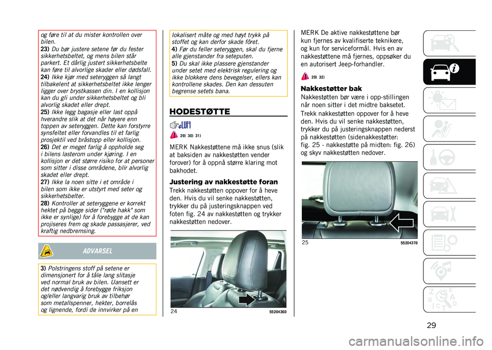 JEEP COMPASS 2021  Drift- og vedlikeholdshåndbok (in Norwegian) ���� ���� ��	� �� �� ��	���� ���
�������
 ����
��	���
�
�@�A�)
�1� ��� ������� �����
� ��� �� ������
��	��������������� �
