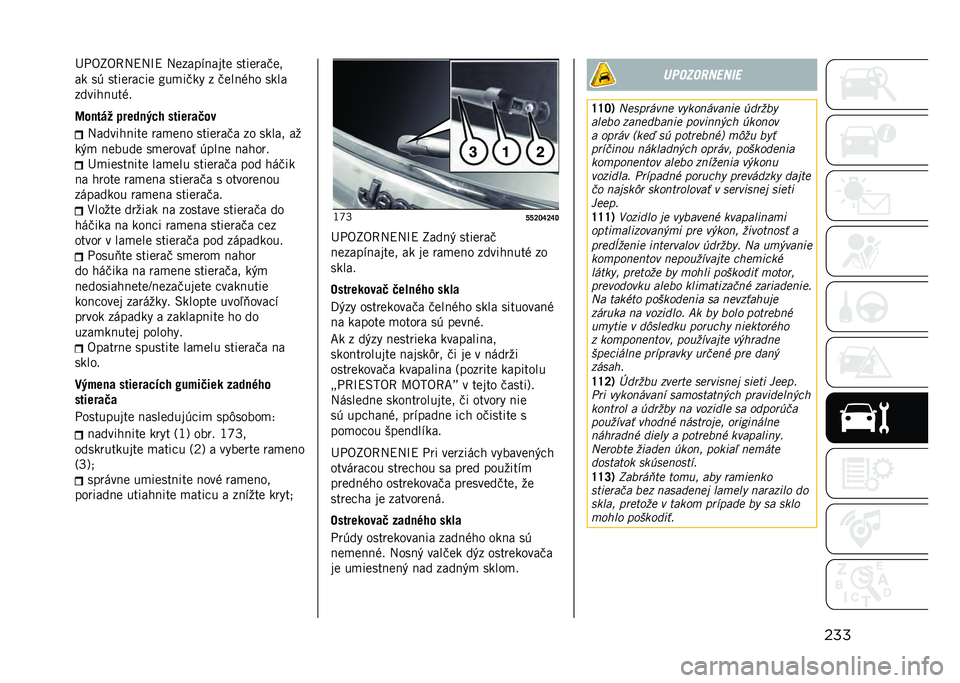 JEEP COMPASS 2021  Návod na použitie a údržbu (in Slovakian) ����*� �/�R�/�9�:�?�:�\�? �:�
����%�!����
 ����
���)�
�
�� �� ����
���"��
 �M��
��)�� � �)�
��!�$�� ����
������!���$�
�H��
��� ���	��
��)�( � ���